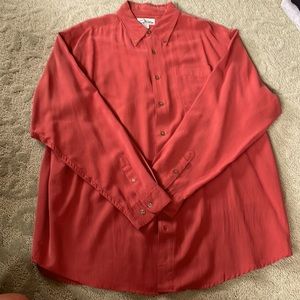 Tri-Mountain mens Tall button down dress shirt